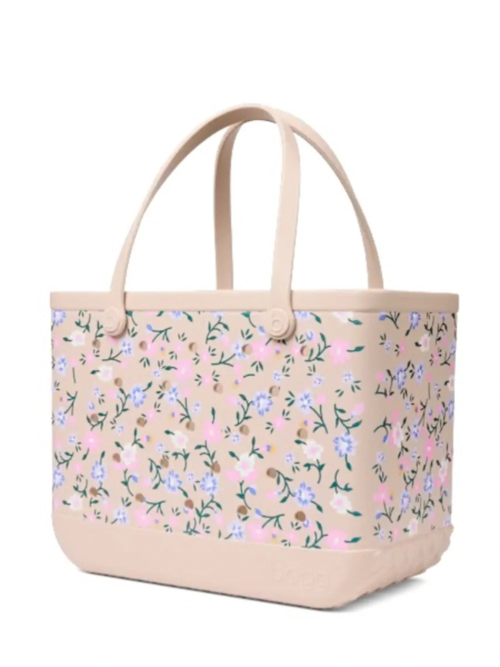 NWT BOGG BAG Floral-Print Tote in Blush Pink and Lavender Large